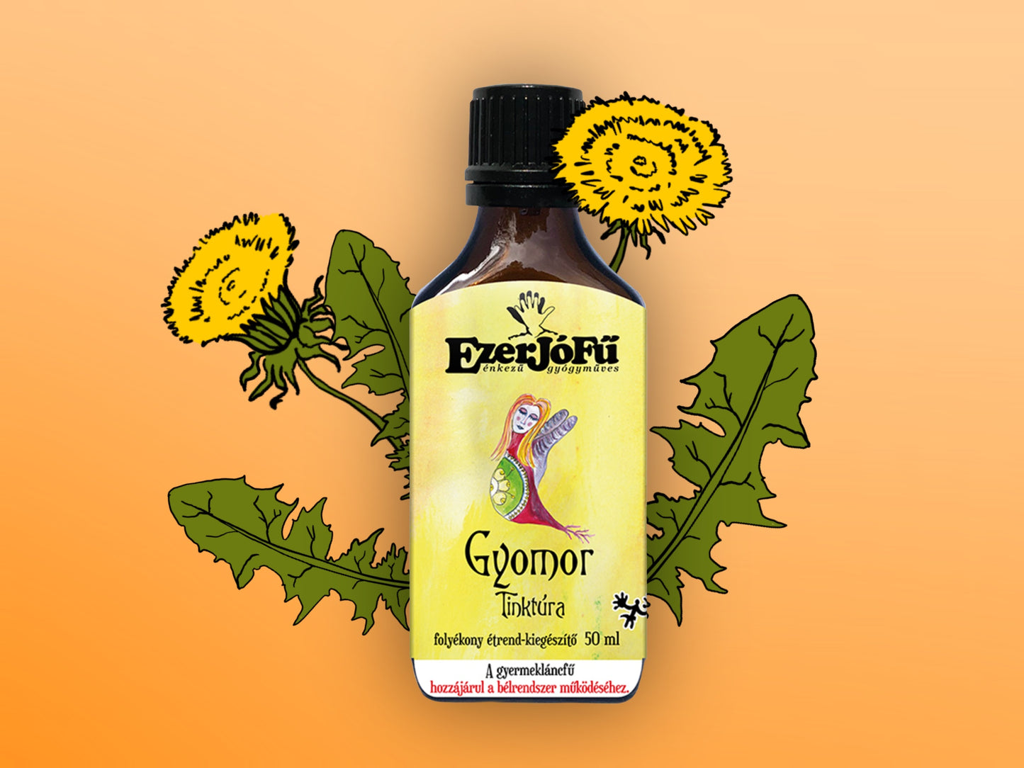 EzerjóFű Gyomor tinktúra -alkoholos (50ml)