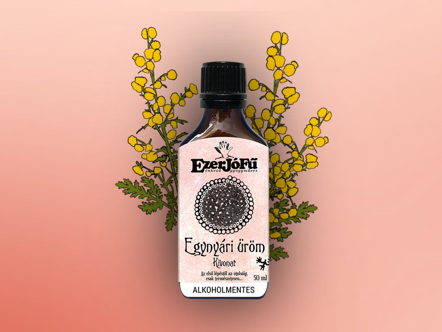 EzerJóFű -Egynyári üröm kivonat - alkoholmentes (50ml