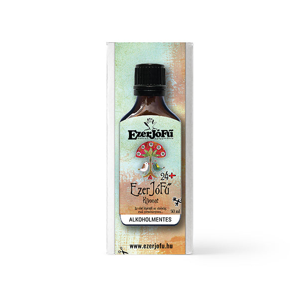 EzerJóFű -Ezerjófű 24+ alkoholmentes kivonat(50ml)