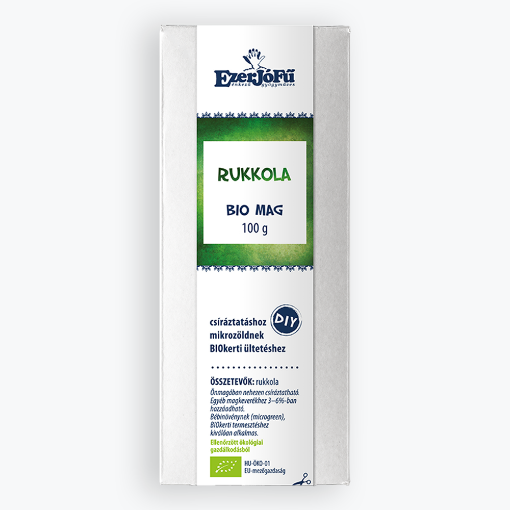 Ezerjófű: Bio Csira -Rukkola csiramag -100 g