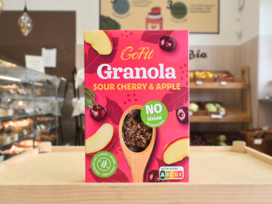 Gofit Gluténmentes Meggyes-Almás Granola cukormentes 250 g