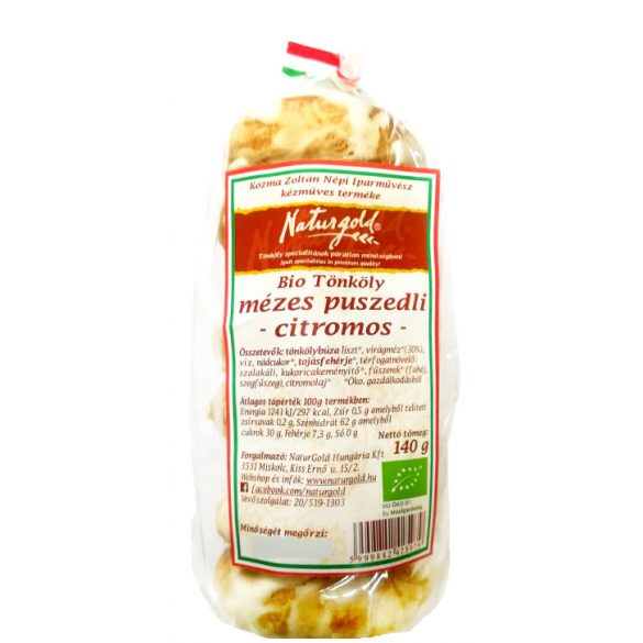 Bio Tönköly Mézes Puszedli - citromos -140g (NG)