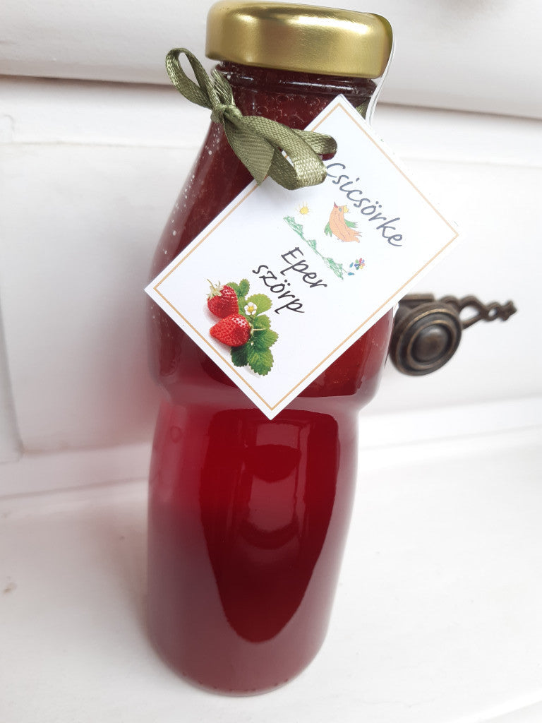 Eper szörp  -500 ml