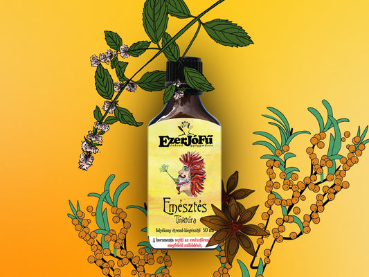 EzerJóFű Emésztés tinktúra -alkoholos (50ml)
