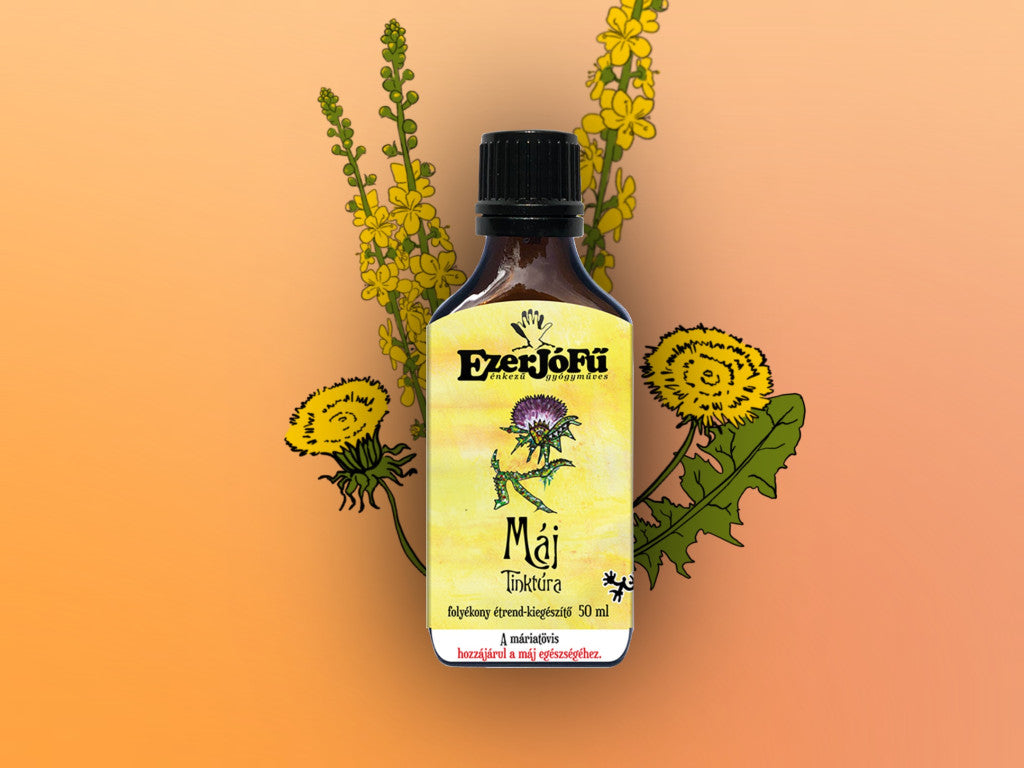 EzerjóFű Máj tinktúra -alkoholos (50ml)