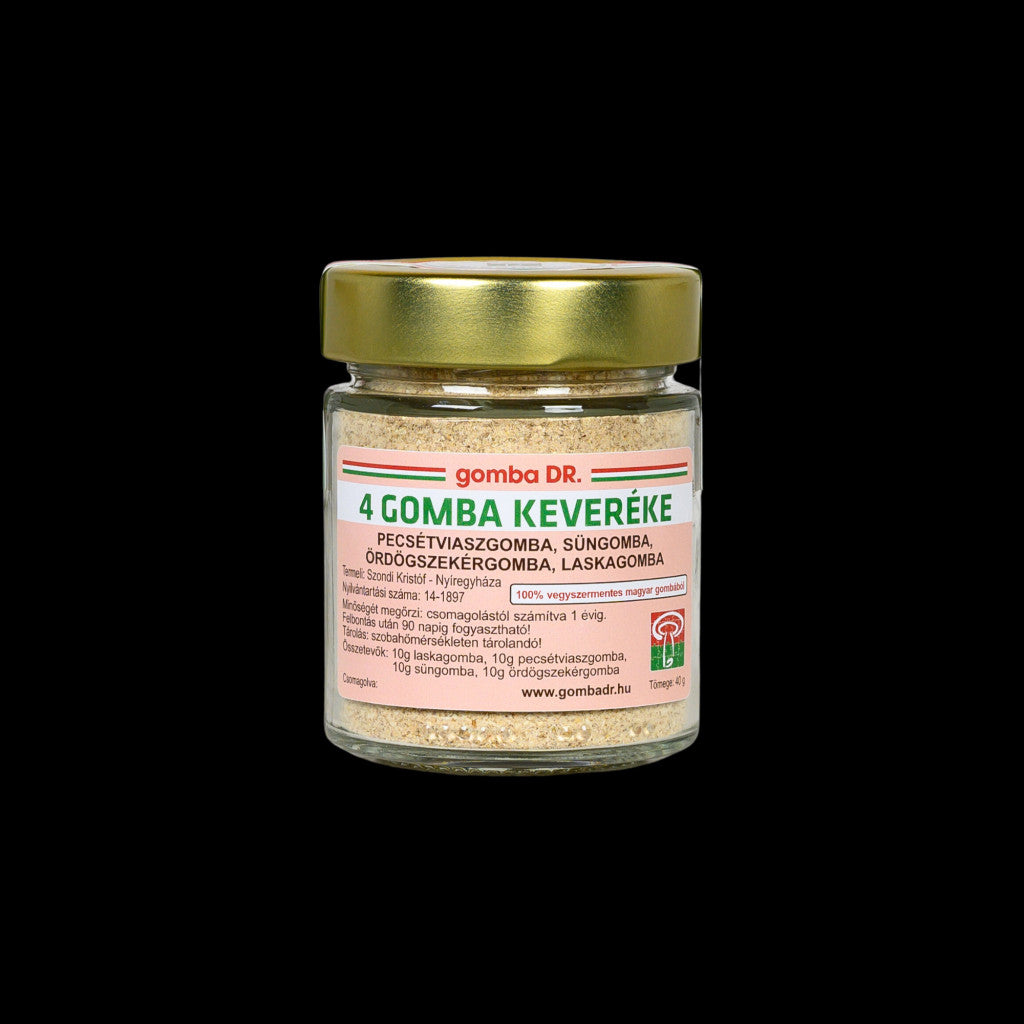 Négy gomba keveréke -40g