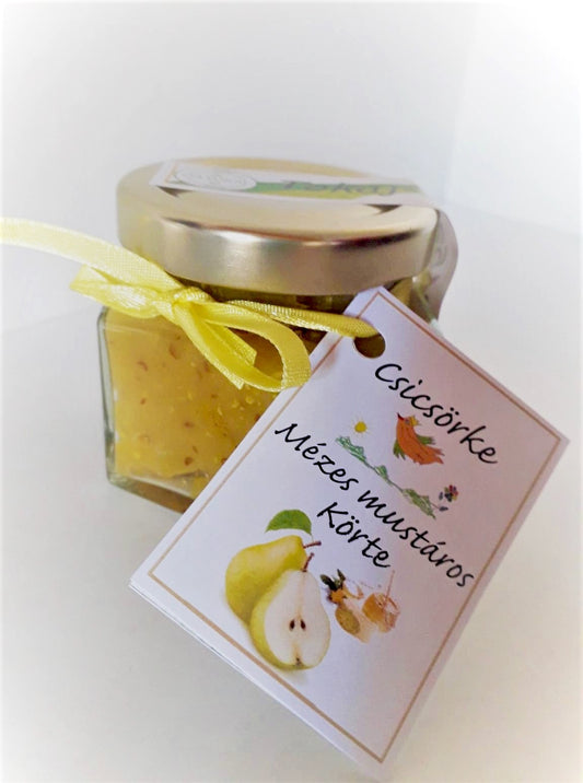 Mézes mustáros körte csatni  -100g