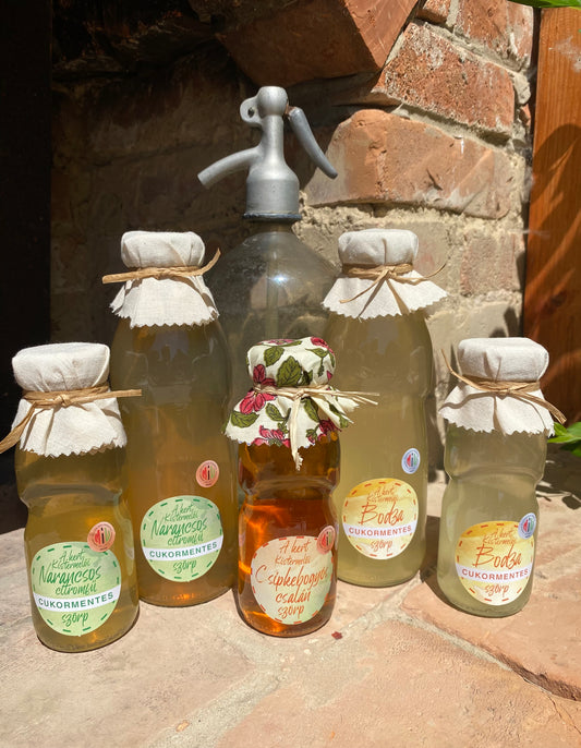 Cukormentes narancsos Citromfű szörp