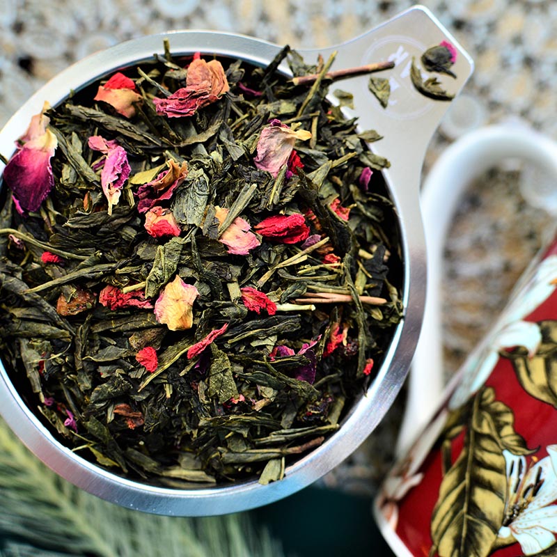 Gránátalma Virága - Ízesített Zöld Tea