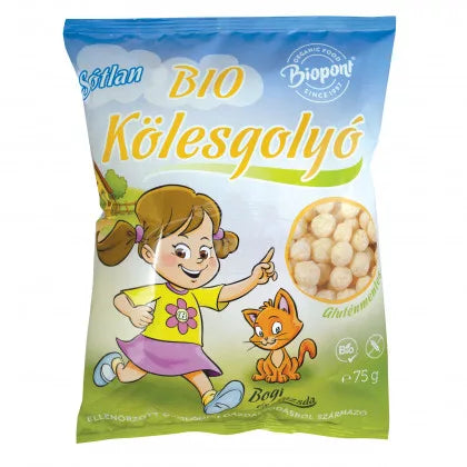 Biopont Extrudált Kölesgolyó Bogi (GM) -sótlan -75g