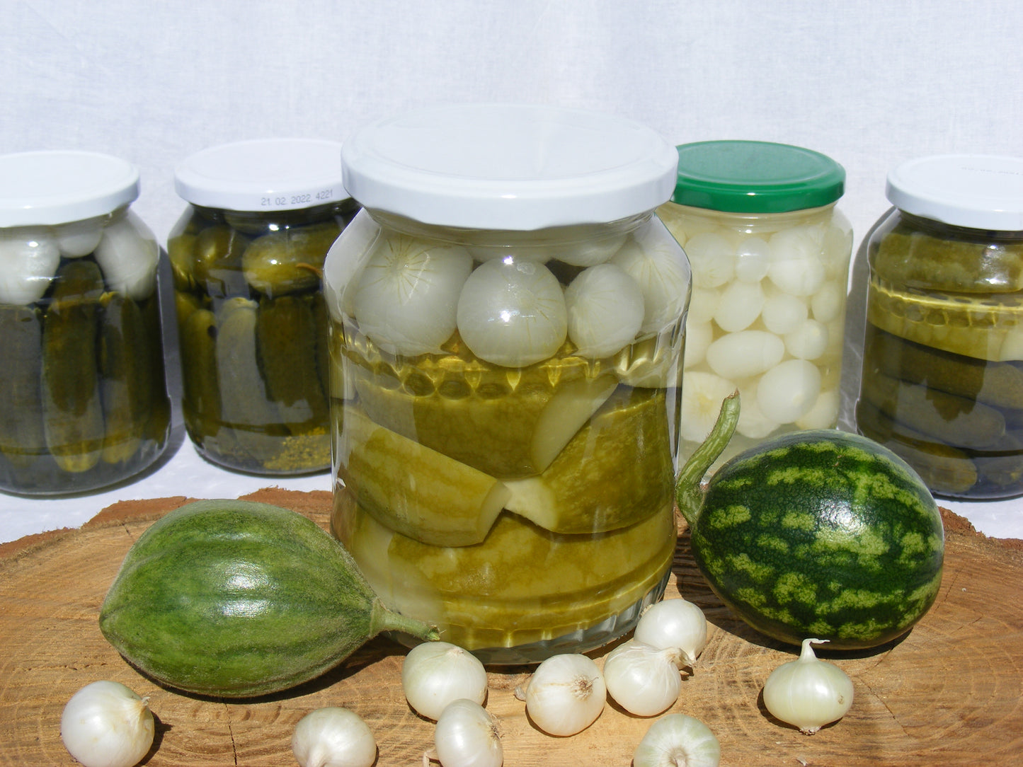 Dinnye gyöngyhagymával -720ml