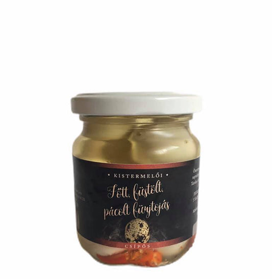 Főtt-füstölt-pácolt fürjtojás - csípős