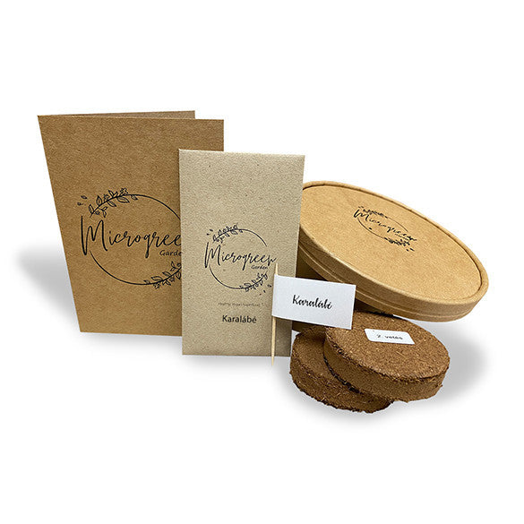 Mikrozöld -Karalábé készlet