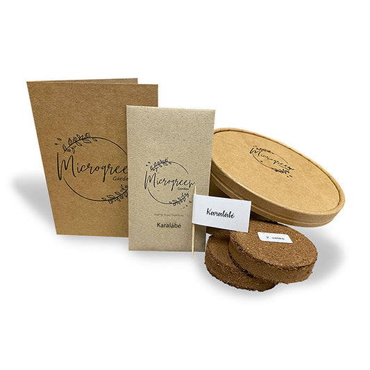 Mikrozöld -Karalábé készlet