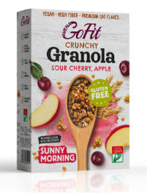 GoFit Gluténmentes Meggyes- almás Granola -250g