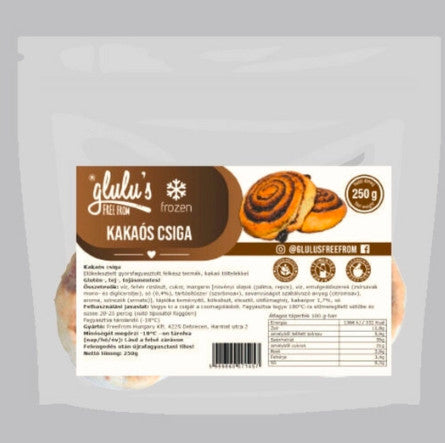 Glulu's FreeFrom MIRELIT Pizzás csiga -2 db  -250 g