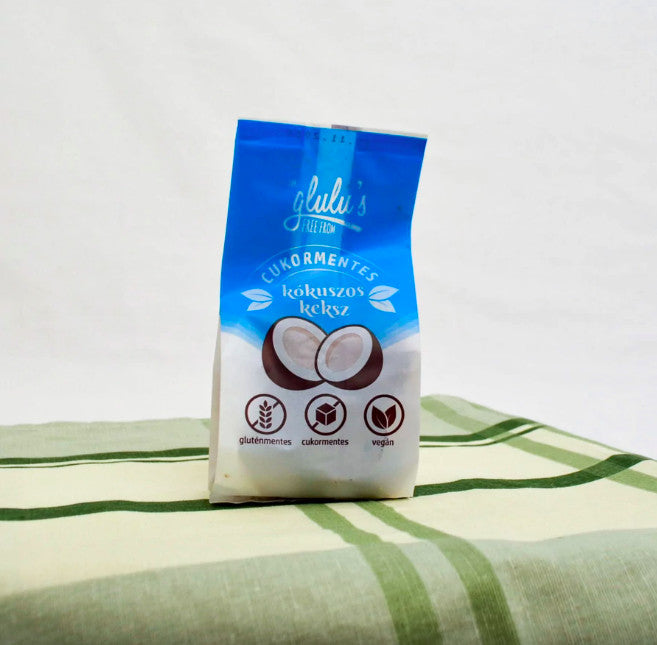 Glulu's FreeFrom Cukor mentes Kókuszos keksz -70g