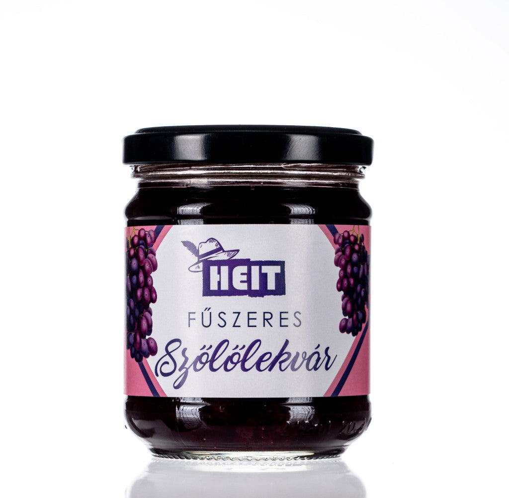 Heit -Fűszeres szőlőlekvár -200 g