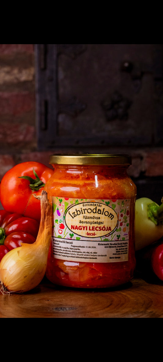 Csípős lecsó -720 ml