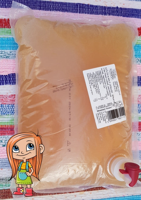 LONA - Szőlős almalé (20%-80%) -3 liter -Zacskós kisz.