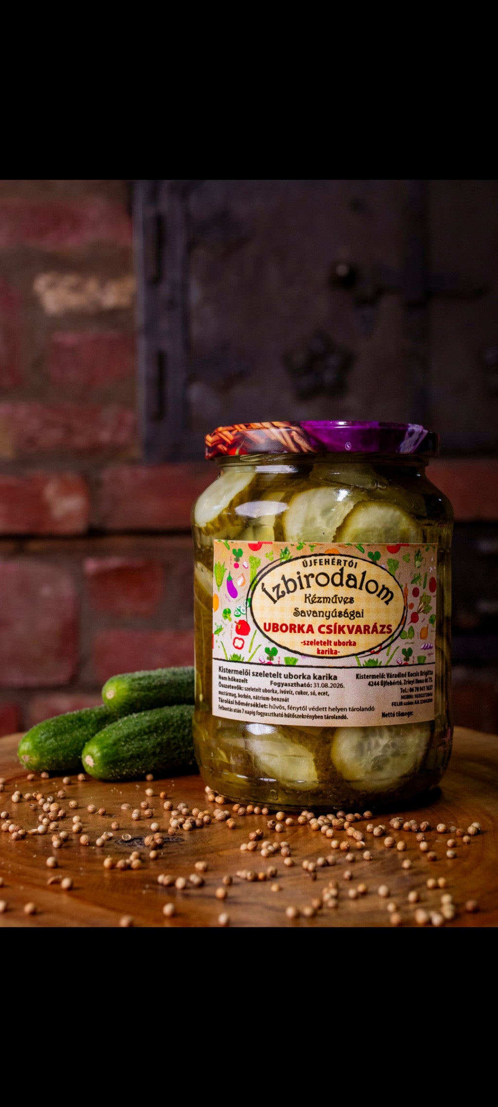 Uborka Csíkvarázs -720 ml