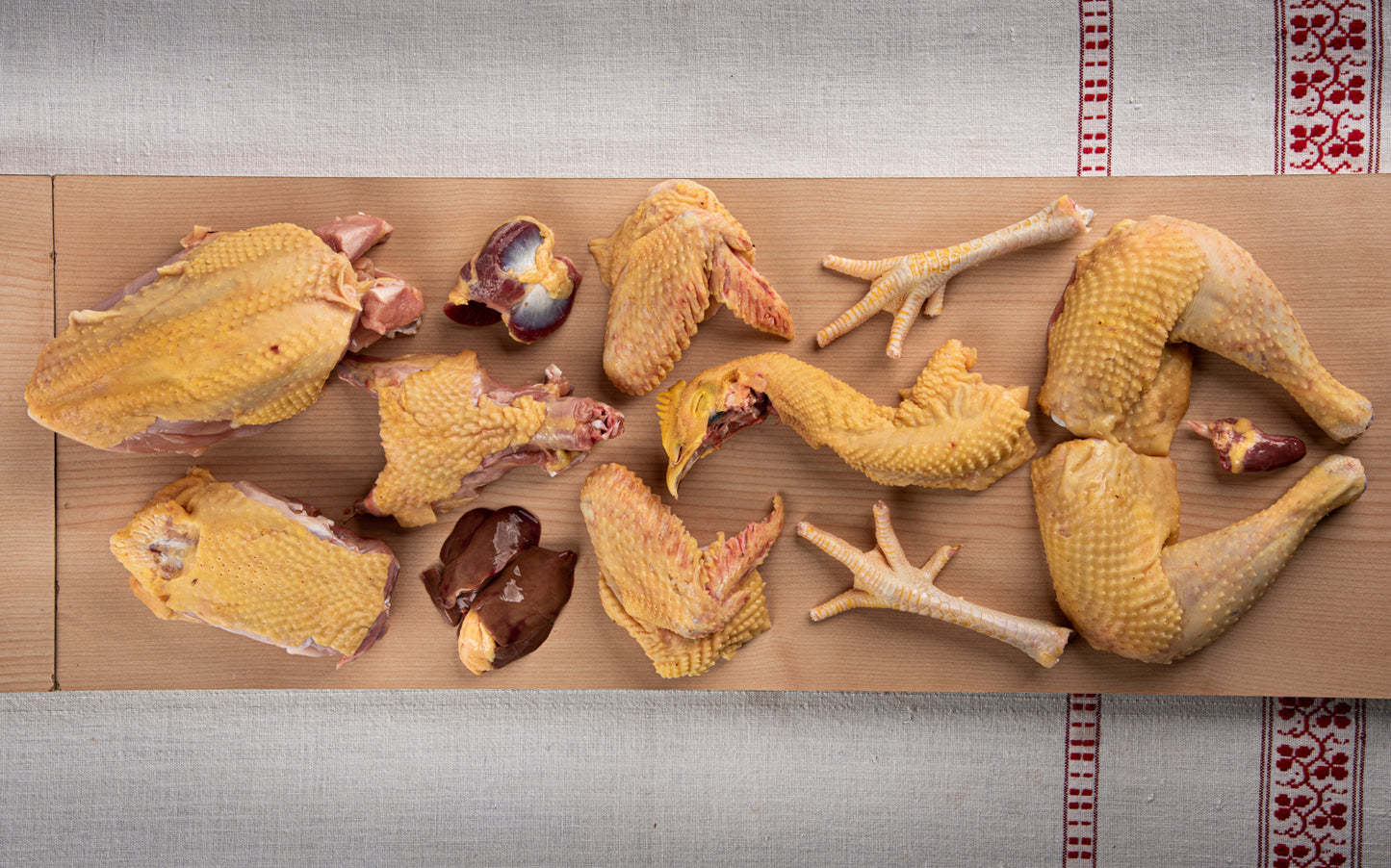 Tisztított Csirke  -1,3 kg-1,5 kg súlyban