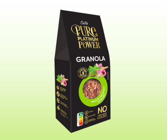 Gofit Gluténmentes granola Matcha-pisztácia-cseresznye 225g